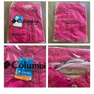 NWT Columbia Youth fishing shirt